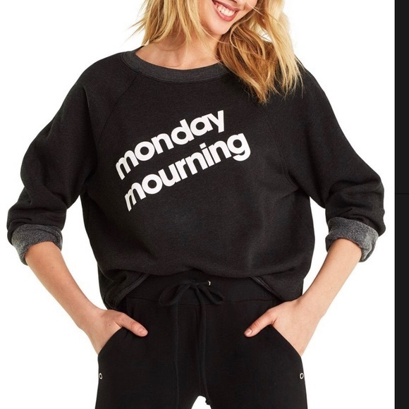 Wildfox Tops - Wildfox Monday mourning sweatshirt pullover top